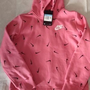 Nike Pink Hoodie (Big Girls)